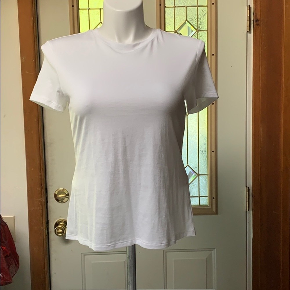 Theory White classic tee